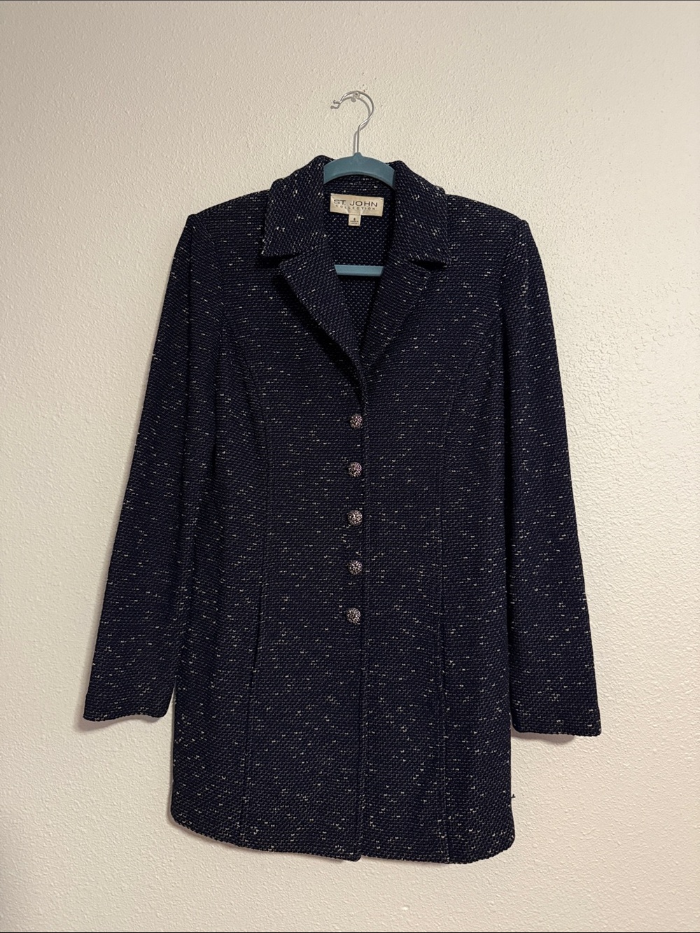 St John Collection Women’s Navy Jacket - Size 6